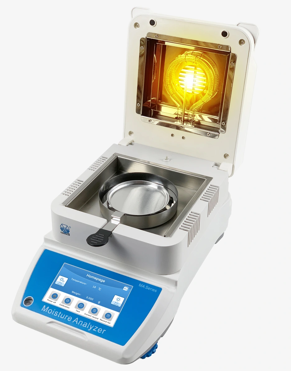 analizador de humedad serie ma-t